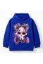 Unisex 100% Cotton Printed Kids Hooded Sweatshirt - 2