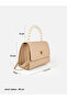 Beybe Pearl Detailed Lock Detailed Hand and Crossbody Women's Bag - 2