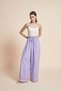 Wide Leg Plain Long Pants - 2