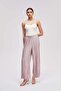 Wide-Leg Printed Long Pants