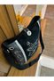 Black Embroidered Beaded Bag Bird-Eyed Gothic Bag Crossbody Bag - 4