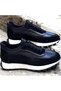 Genuine Real Leather Stretch Elastic Sports Model Orthopedic Casual Men's Shoes - 3