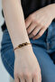 Tiger's Eye Copper Handcrafted Natural Stone Bracelet 8 mm - 2