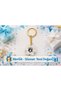 10 Pieces Pearl Evil Eye Beaded Keychain – Mevlüt Circumcision Newborn Wedding Engagement Bulk Gift