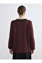 Crew Neck Textured Women's Cardigan (W5) - 4
