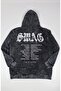 Unisex Swag Back Printed Hooded Washed Sweatshirt, Oversized Justin Bieber Themed Retro Hoodie - 3