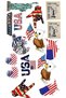 American Themed Sticker Set – Usa, New York & Las Vegas Stickers - 3