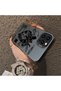 iPhone 16 Pro Max Compatible Silicone Edge Hard Back Anti-Fall Case Creative Patterned - 3