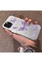 iPhone 16 Pro Max Compatible Silicone Edge Hard Back Anti-Fall Butterfly Pattern Case - 2