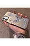 iPhone 11 Compatible Silicone Edge Hard Back Anti-Fall Butterfly Pattern Case - 3