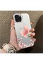 iPhone 16 Pro Compatible Silicone Edge Hard Back Anti-Fall Butterfly Pattern Case - 4