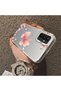 Silicone Edge Hard Back Anti Fall Butterfly Pattern Case Compatible with Samsung Galaxy M23/M13 - 3