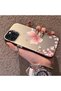حافظة من السيليكون المتوافقة مع هاتف iPhone 14 Pro Max ذات حافة صلبة ومضادة للسقوط بنمط الفراشة - 2