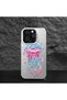 iPhone 15 Plus/14 Plus Compatible Silicone Edge Hard Back Anti-Fall Case Sponge Fish Pattern - 7