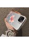 iPhone 15 Compatible Silicone Edge Hard Back Anti-Fall Butterfly Pattern Case - 4