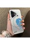 iPhone 16 Compatible Silicone Edge Hard Back Anti-Fall Valentine's Patterned Case - 4