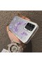 Samsung Galaxy S21 Fe 5g Compatible Silicone Edge Hard Back Anti-Fall Butterfly Pattern Case - 4