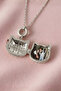 Hello Kitty Openable Memory Necklace Couple Necklace Photo Can Be Inserted Steel - 2