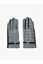 Fish Scale Pattern Gloves with Metal Accessories