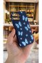 iPhone 11 Pro Max Compatible Blue Butterfly Patterned Silicone Shock-Absorbing Classic Protective Rubber Case - 3