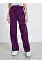 Women Purple Wide Leg Pants - 2