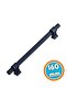 Furniture Drawer Kitchen Cabinet Cupboard Handles Knob Handle Black Metal Handle 160 Mm-16 cm - 5