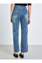 Women Wide Leg Faded Jeans - 4