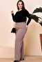 Women's Clothing Plus Size Belted Scuba Fabric Wide Leg Pants - 4