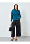 formal wide leg pants full length center front pleat details