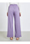 Women Purple Wide Leg Pants - 4