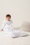 Winter Modal Cotton Pique Knit Baby Kids Sleeping Bag 2.5 Tog Standard Removable Sleeves Navy - 2