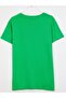 Crew Neck Oversized Fit Penya T-Shirt - 2