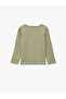 Cotton Long Sleeve Button T-Shirt - 2