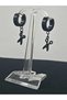Scissors Figured Steel Earrings Black Barber Hairdresser Tailor Occupation Themed Gift Daily Jewelry Accessory New - 6