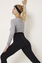 Black High Waist Hip Push up Seamless Shaping / Sculpting Leggings - 2