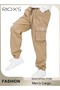 Men's Cargo Regular Fit Pants Fashion Trousers Casual Workout Jogging Drawstring Pants With Multiple - 3