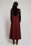 Scarlett Maternity Salopet Dress - Burgundy - 4