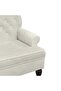 Bench with Backrest Cream 119.5x64.5x75 cm Velvet - 5