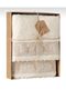 Bath Towel Set of 2 100% Cotton Natural Embroidered and with Lace 50*85 cm 1 Piece 70*140 cm 1 Piece Set - 5