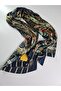 Luxury Shawl Silk Hijab 4 Seasons Double Sided Paisley Ethnic Pattern 70 X 180 cm - 3
