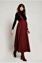 Scarlett Maternity Salopet Dress - Burgundy - 2
