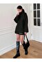 Women's Turtleneck Off-Shoulder Wide-Cut Knitwear Sweater Tuma8084 - 3