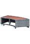 Spa Step Grey Poly Rattan 92x45x25 cm - 5