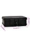Safe Box Black 44x37x16.5 cm - 3