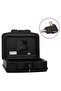 Safe Box Black 44x37x16.5 cm