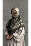 Cotton Soft Luna Pattern Scarf-Olive Green - 2
