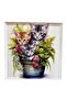 - Hülya 6683 6206 Handmade Nostalgic Retro Cat Printed Square Wooden Decorative Storage / Jewelry - 6