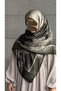 Cotton Soft Luna Pattern Scarf-Olive Green - 4