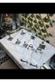 Huge Piece Glass Metal Casting Footed Antique Detail Table Presentation Plate Set (for Entertainment & Gift) - 3