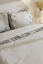 Viento 100% Cotton Double Duvet Cover Set Gray - 4